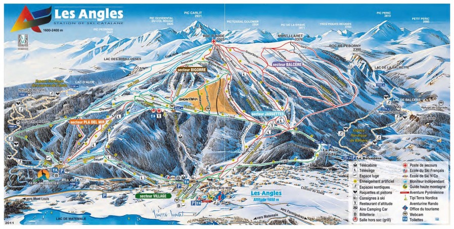 Plan des pistes Votre terrain de jeu